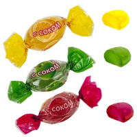 Карамель Яшкино С соком малины, яблока, лимона, 1кг