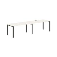 Стол 2-х местный EUWST 3180 Ясень Траун/Мокко 3126х800х750 EDIS