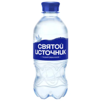 Вода питьевая Святой Источник газ, 330мл х 12шт, ПЭТ