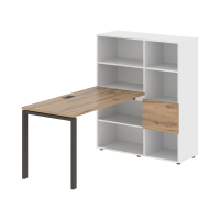 Рабочая станция EURST 1113 Дуб Денвер светлый/Мокко 1790х1120х1355 EDIS