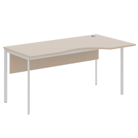 Стол эргономичный СА-1SD(R) Мокачино/Алюминий 1600х900х755 IMAGO-S
