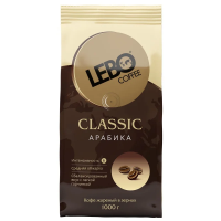 Кофе Lebo Classic в зернах,арабика,средней обжарки, 1кг