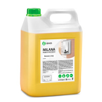 Жидкое мыло наливное Grass Milan 5кг, молоко и мед, 126105