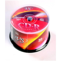 Диск CD-R Vs 700Mb, 52x, Cake Box, 50шт/уп