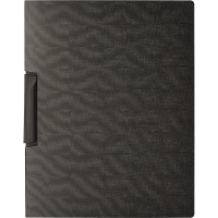 Пластиковая папка с клипом Attache черная, А4, до 30 листов