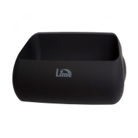 Держатель для мешка Lime Color 23л, черный, А 74401NES