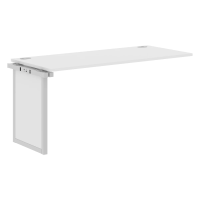 Стол промежуточный XQPIST 1670 Белый/Алюминий 1600х700х750 XTEN-QP
