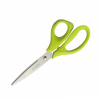 Канцелярские ножницы Attache Lime 17.5см, салатовые, эргономичные ручки