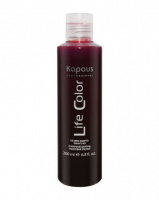 Оттеночный шампунь для волос Kapous Life Color Гранатовый Красный, 200мл