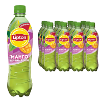 Холодный чай Lipton зеленый со вкусом манго, 500мл x 12 шт