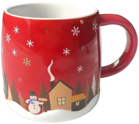 Кружка Esprado Nevia красная, 350мл