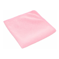 Салфетка хозяйственная Росмоп розовая, 40х40см, для стекол и глянцевых поверхностей, микроспан, MS-40P