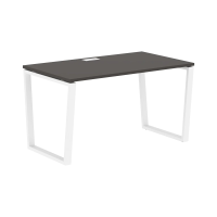 Стол прямой EVST 1380 Мокко/Белый 1360х800х750 EDIS