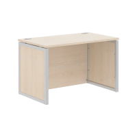 Стол прямой XQPST 127H Бук Тиара/Алюминий 1200х700х750 XTEN-QP