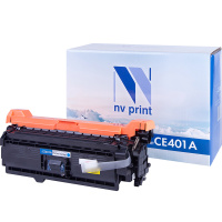 Картридж лазерный Nv Print CE401AC, голубой, совместимый