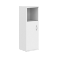 Шкаф-колонка средний Skyland Imago СУ-2.1, левый, белый, 403х365х1200мм