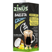 Кокосовый напиток Zinus Barista 1л, с бананом, ультрапастеризованный