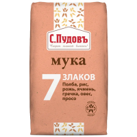 Мука С.Пудовъ 7 злаков, 500г
