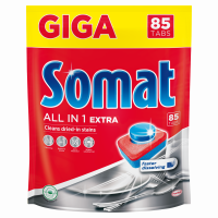 Таблетки Somat для посудомоечной машины все-в-1 Экстра, 85шт