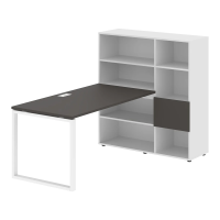 Рабочая станция EQRST 1215 Мокко/Белый 1990х1250х1355 EDIS