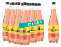 Напиток Chillout Bitter Tonic Грейпфрут сильногазированный, 900мл x 12 шт