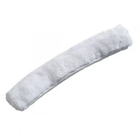 Насадка шубка для мытья окон 45см, белая, микрофибра