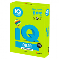 Цветная бумага для принтера Iq Color intensive зеленая липа, А4, 250 листов, 160г/м2, LG46