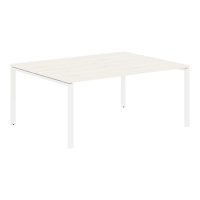 Стол 2-х местный EUWST 1713 Ясень Траун/Белый 1760х1346х750 EDIS