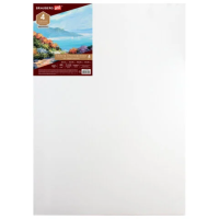 Холст грунтованный Brauberg на подрамнике, 4шт, 400 г/м2, лен, среднее зерно