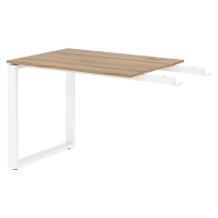 Брифинг-приставка EB 1070 Дуб Денвер светлый/Белый 1000х700х750 ENIO