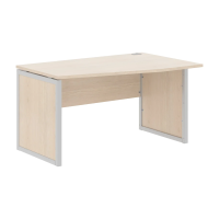 Стол эргономичный XQPCT 149(R) Бук Тиара/Алюминий 1400х900х750 XTEN-QP