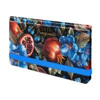 Еженедельник датированный 2026 с резинкой 171х93 мм, BRAUBERG, твердый, УФ-ЛАК, 64 л., 'Гранат', 117