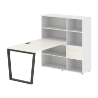 Рабочая станция EVRST 1213 Ясень Траун/Мокко 1790х1250х1355 EDIS