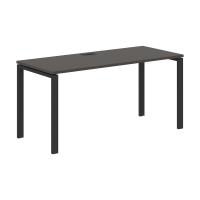 Стол прямой EUST 1567 Мокко/Черный 1560х670х750 EDIS