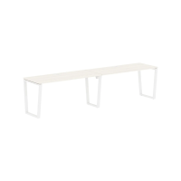 Стол 2-х местный EVWST 3167 Ясень Траун/Белый 3126х670х750 EDIS