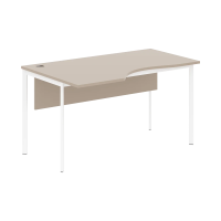 Стол эргономичный СА-2SD(L) Мокачино/Белый 1400х900х755 Imago S