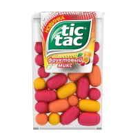 Драже Tic Tac Фруктовый микс со вкусом вишни апельсина и маракуйи, 16г