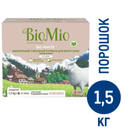 Стиральный порошок Bio Mio для белого белья, 1.5кг