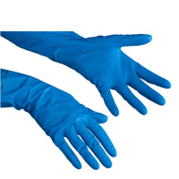 Перчатки нитриловые Vileda Professional голубые Комфорт, S, 148171