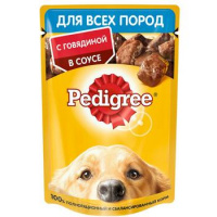 Корм для собак PEDIGREE с говядиной, 85г