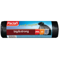 Мешки для мусора Paclan Big&Strong 240л, 30мкм, 5 шт