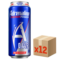 Напиток энергетический Adrenaline Rush Game Fuel, 449мл x 12 шт