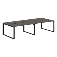 Конференц стол EQCT 3114 Мокко/Черный 3132х1346х750 EDIS