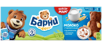 Пирожное Медвежонок Барни бисквитное с молочной начинкой, 150г x 20 шт