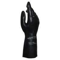 Перчатки защитные Mapa Technic/UltraNeo 420 р.L, черные, латекс-неопрон, хлопчатобумажное напыление