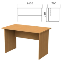Стол письменный Skyland СМ2.1, бук, 1400х700х750мм