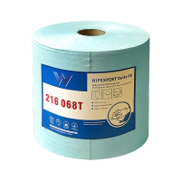 Протирочный материал Wipexpert Delta 68, рул. 500 л, бирюзовый, абразивная поверхность 216068T