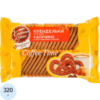 Печенье Хлебный Спас Coffe Time со вкусом капучино, 320г