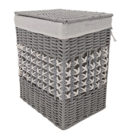 Tarrington House Корзина для белья Knit серая размер L, 400 x 300 x 500см