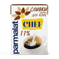 Сливки Parmalat 11%, 200г, ультрапастеризованные